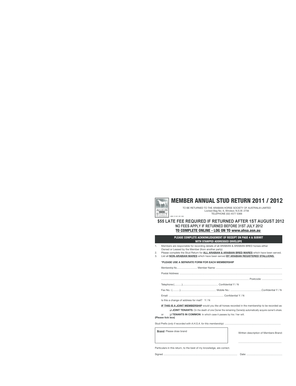 Arabian Horse Breeding Record Form