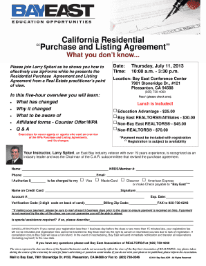 California Residential Purchase and Listing Agreement