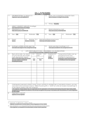 EU Animal Transport Journey Log