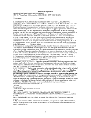 Real Estate Enrollment Agreement