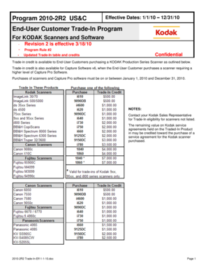 Kodak Scanner and Software Trade-In Program