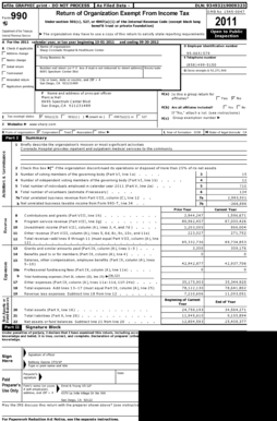 Form 990 Return of Organization Exempt From Income Tax