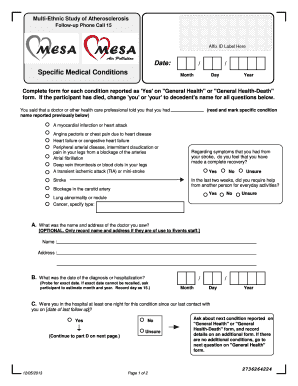 MESA Follow-up Phone Call 15