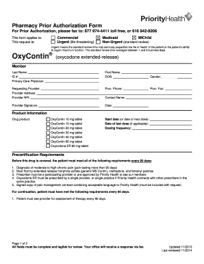 Pharmacy Prior Authorization Form