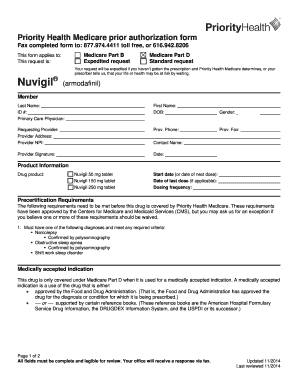 Priority Health Medicare Prior Authorization Form