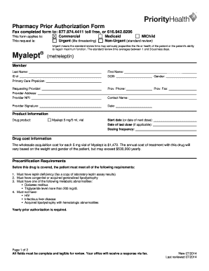 Pharmacy Prior Authorization Form
