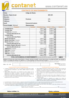 Contrato de Mantenimiento