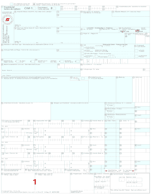 CIM- und Expressgutfrachtbrief