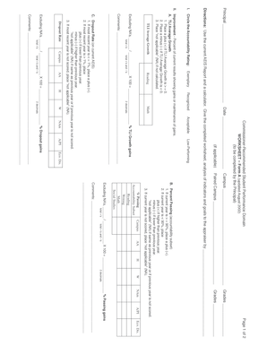 Commissioner-Recommended Student Performance Worksheet