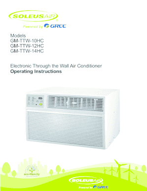 Soleus Air Conditioner Operating Instructions