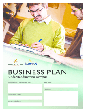 Business Plan template (.PDF) - Greene King