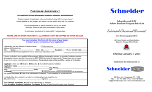 Schneider School Purchase Program Application
