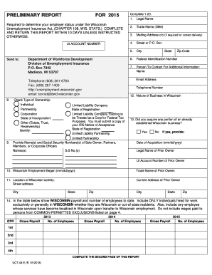 Wisconsin Unemployment Insurance Employer Report