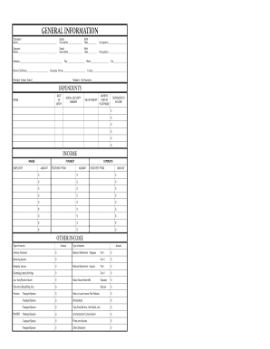 US Federal Tax Return Form