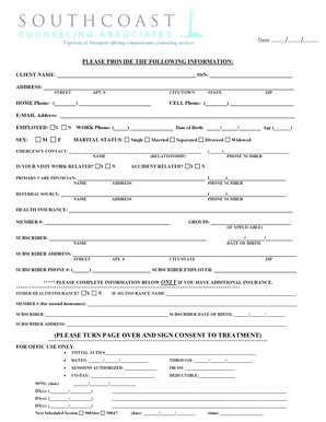 Client Information Form