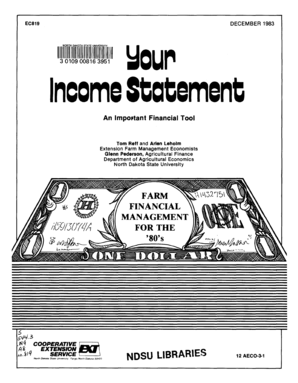 Samples of income statement - Income Statement - NDSU Libraries - North Dakota State University