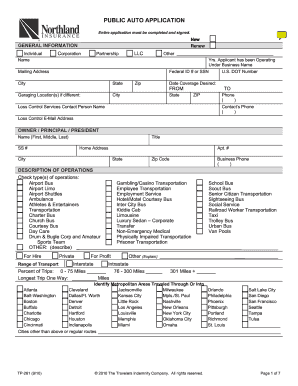 Public Auto Application