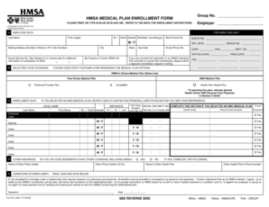 HMSA Medical Plan Enrollment Form