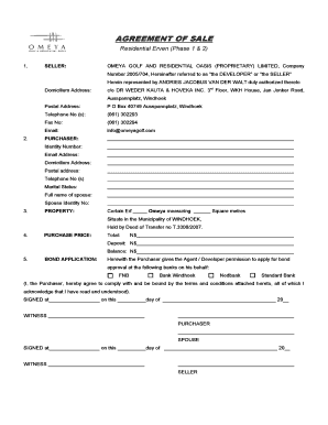 Residential Property Sale Agreement