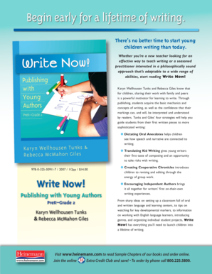Write Now! Publishing with Young Authors