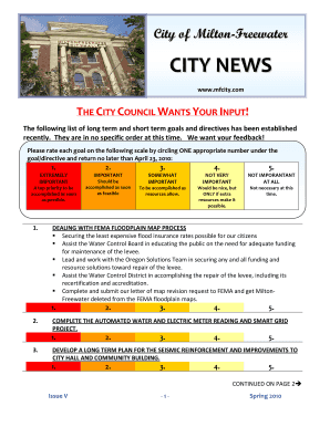 City Council Feedback Survey