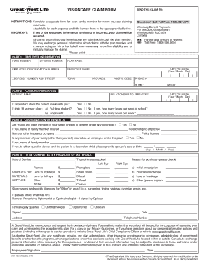 VisionCare Claim Form