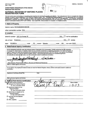 National Register of Historic Places Registration Form