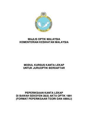 Malaysia majlis optik Picoms Swasta