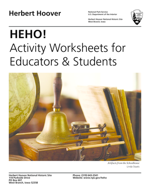 Herbert Hoover Activity Worksheets