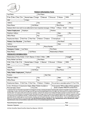 Patient Information Form