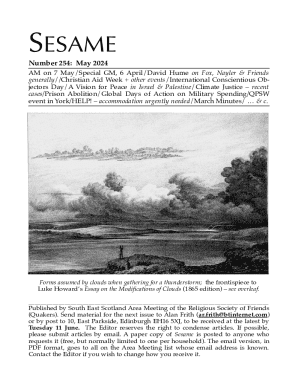 AM on 7 May/Special GM, 6 April/David Hume on Fox, Nayler & Friends