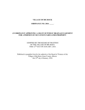 AN ORDINANCE APPROVING A GRANT OF PUBLIC ...