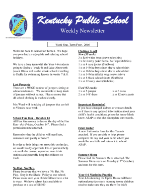 Week 2 school news - Lets save the trees