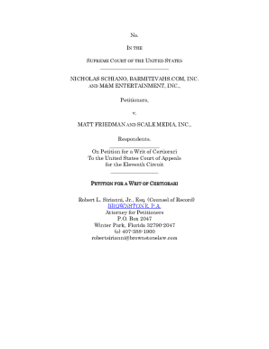 NICHOLAS SCHIANO, BARMITZVAHS.COM, INC.