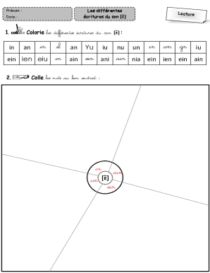 Les diffrentes critures du son E