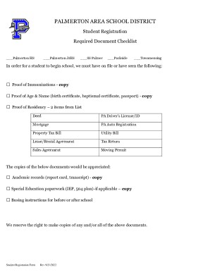 Fillable Online Palmerton Area School District Student ...