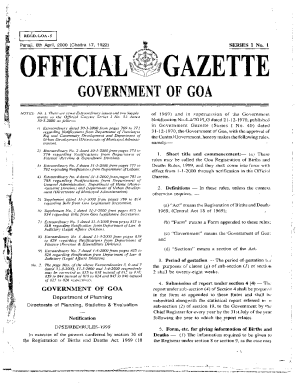 Directorate of Planning, Statistics &amp; Evaluation , Goa ...