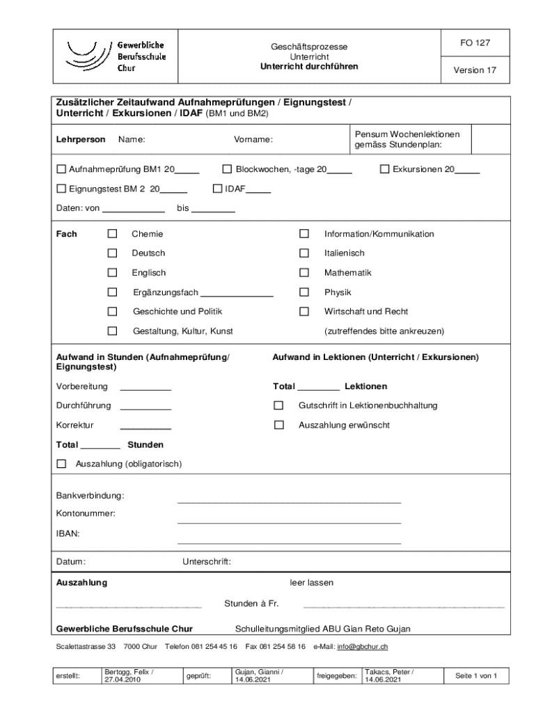 Form preview