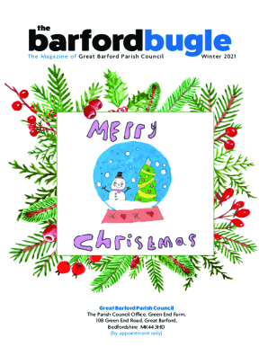 The Barford Bugle Parish Council magazine.