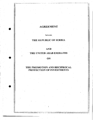 AGREEMENT between THE REPUBLIC OF SERBIA AND ...