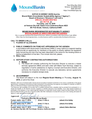 Mound Basin Groundwater Sustainability ... - City of Ventura