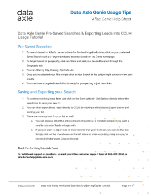 Insurance Sales Lead Services for Aflac Agents