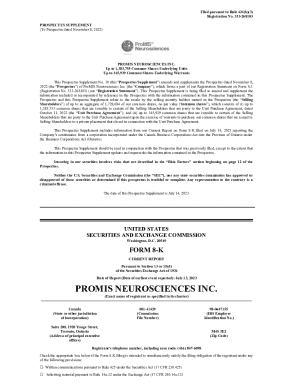 ProMIS Neurosciences ends at-the-market agreement and ...