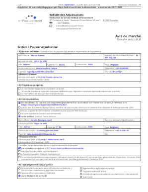 Acquisition de matriel pdagogique spcique destin aux coles fondamentales - anne scolaire 2021-2022