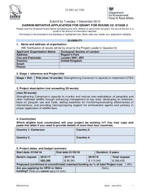 Apply for Darwin Initiative Main Grants