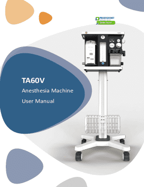 V60 Anesthetic Vaporizer Operator's Manual