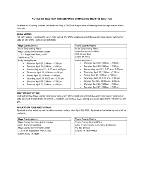 Required NoticesTravis County Clerk