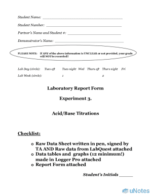 Chem Lab 5 - Student Name: Deanna Regan Student Number