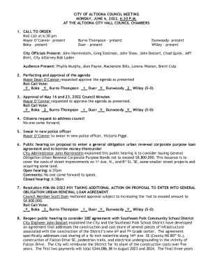 City Officials Present: John Harrenstein, Greg Stallman, John Shaw, John Dostart, Chad Quick, Jeff