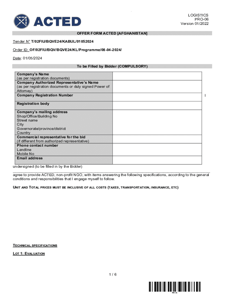 Form preview